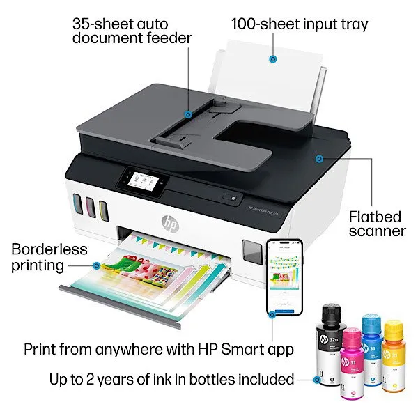 Funktionen des HP Smart Tank Plus-Druckers