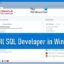 如何在 Windows 11 中安裝 SQL Developer