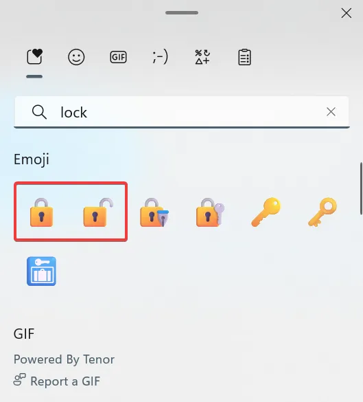 Emoji-Tastatur sperren