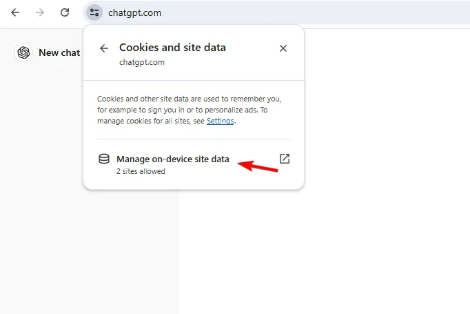 Administrar datos del sitio del dispositivo en Chrome