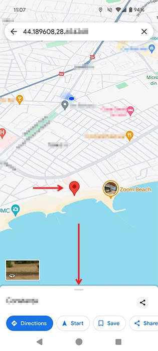 Agregar un pin en el mapa en Google Maps en Android.