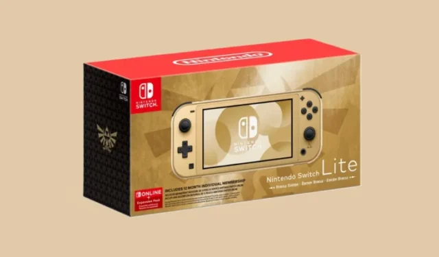 ¡Ya puedes reservar la Switch Lite Hyrule Edition de Nintendo (por fin)!