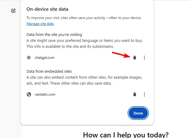 Eliminar datos del sitio en el dispositivo en Chrome