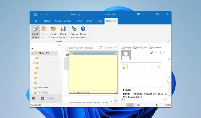 Outlook 메모가 누락됨: 메모를 다시 가져오는 4가지 방법