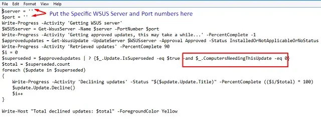 Script de PowerShell: error de actualización de Windows 10 0x8024000b