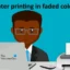 Printer print in vervaagde kleuren op Windows-computer