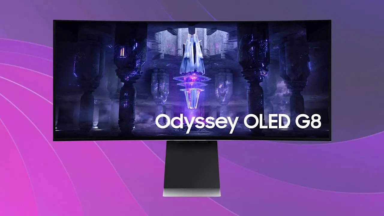 Monitor da gioco curvo Samsung Odyssey G8 in evidenza 2