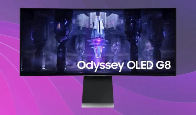 Gioca con un monitor da gioco curvo SAMSUNG Odyssey G8