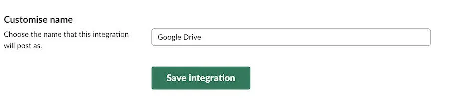 Google Drive Slack-Integration über das App-Verzeichnis speichern