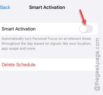 Persönlicher Fokusmodus wird auf dem iPhone automatisch aktiviert: Fehlerbehebung