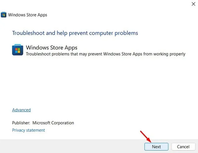 Solución de problemas de aplicaciones de la Tienda Windows