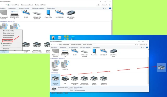 Printersnelkoppeling maken op Windows 10 – 2 snelle methoden