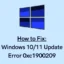 Cómo solucionar el error de actualización 0xc1900209 de Windows 10/11