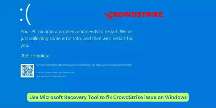 Windows で CrowdStrike の問題を修正するには、Microsoft 回復ツールを使用します。