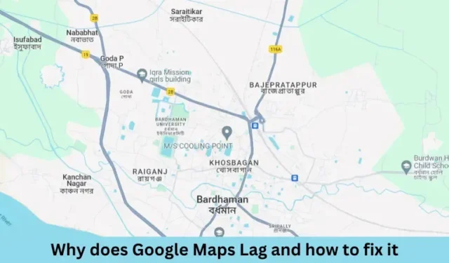 Warum kommt es bei Google Maps zu Verzögerungen und wie kann das Problem behoben werden?