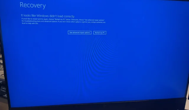 Windows 10 si blocca con BSOD, bloccato durante il ripristino a causa dell’aggiornamento di Crowdstrike