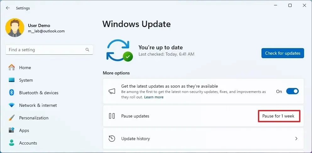 Deshabilitar actualizaciones en Windows 11
