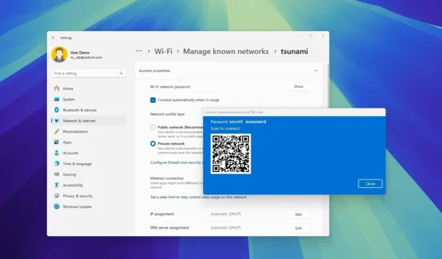 Hoe vind je het wifi-wachtwoord op Windows 11