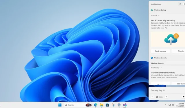 Windows 11 sollecita gli utenti a provare OneDrive per effettuare il “backup completo” del PC