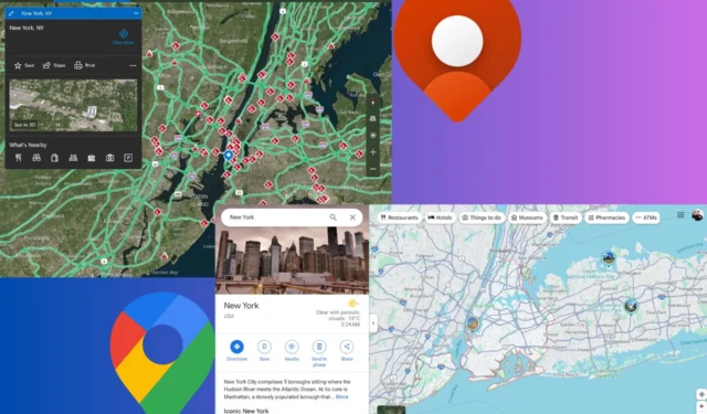 Mappe di Windows o Google Maps: qual è il migliore?