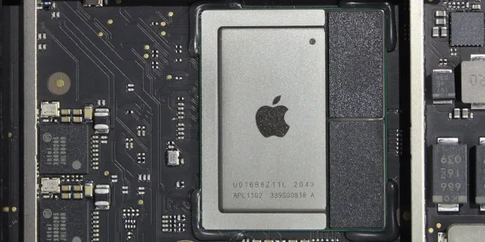 SoC Apple M1 montado en un MacBook