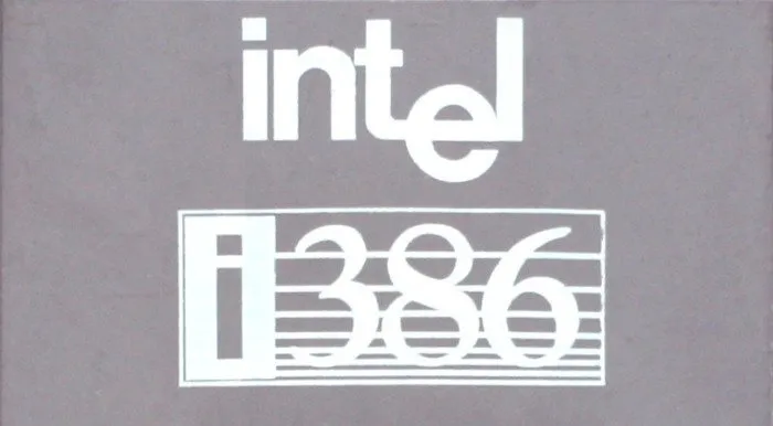El IHS de un Intel i386