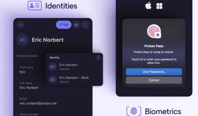 Proton Pass ora supporta Windows Hello per l’autenticazione senza password