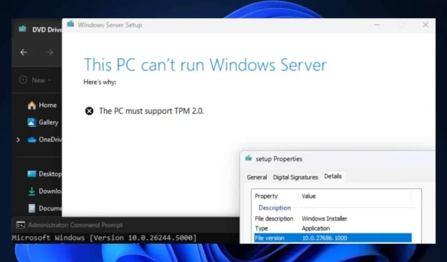 El bypass del servidor setup.exe/product de Windows 11 ya no funciona