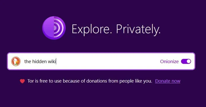 O Dark Web Tor Duckduckgo Onionize