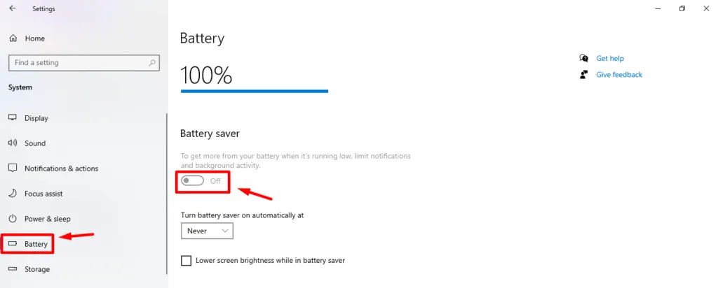 Économiseur de batterie