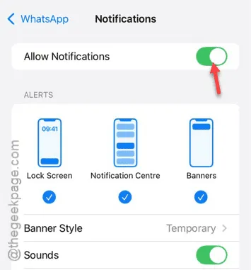 permitir notificações whatsapp mínimo