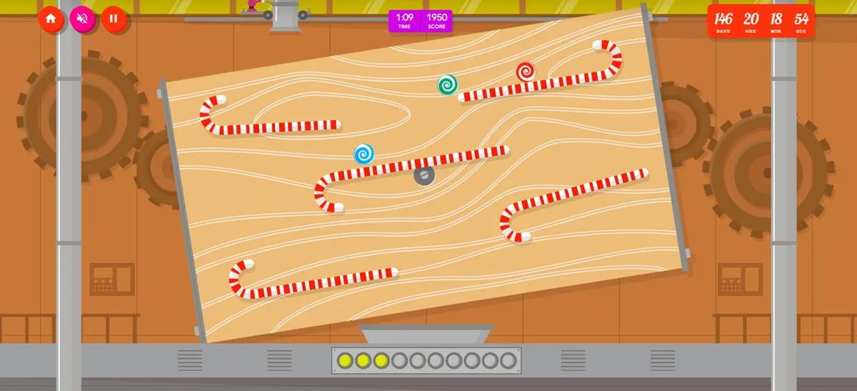 Visualizzazione dei minigiochi di Santa Tracker.