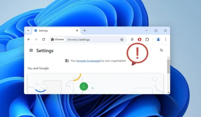 Hoe u zich kunt ontdoen van “Beheerd door uw organisatie” in Chrome