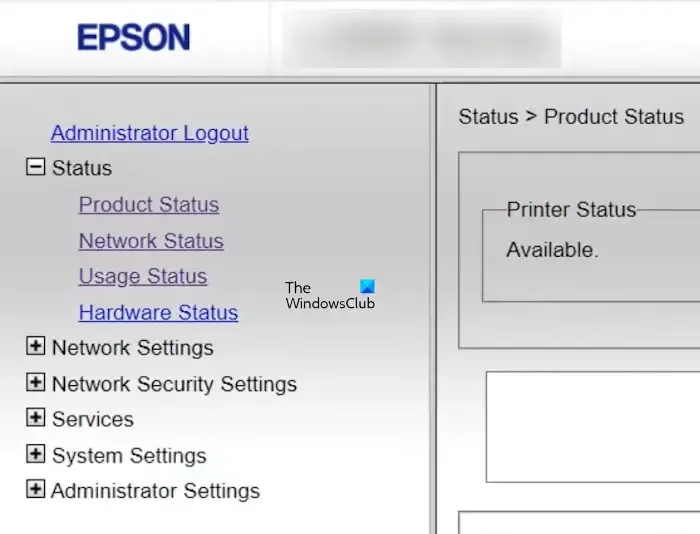 Passwort für Epson-Drucker ändern