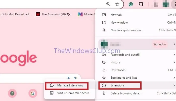 Administrar extensiones de Chrome