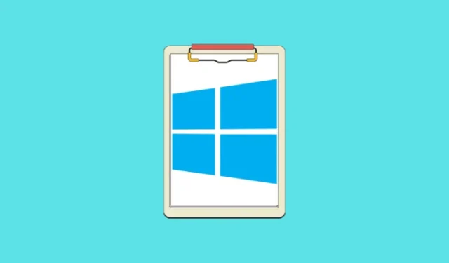 Comment ouvrir le presse-papiers dans Windows 11