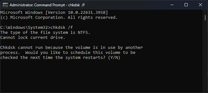 CHKDSK