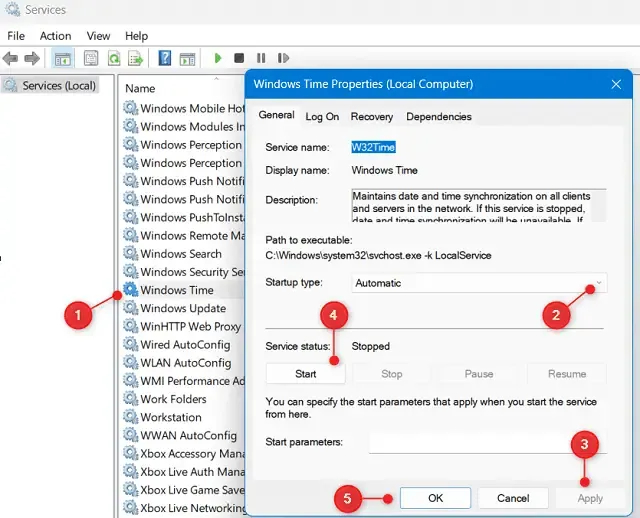 Windows-tijd configureren