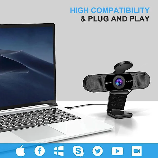 Plug-and-Play für Emeet-Webcam
