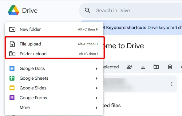 télécharger un fichier télécharger un dossier sur Google Drive