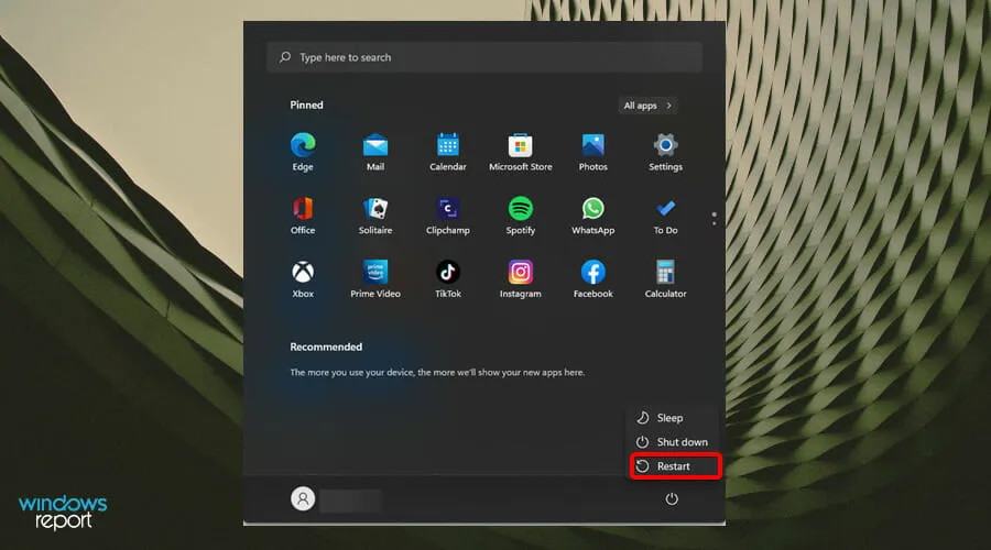 Windows Startmenu