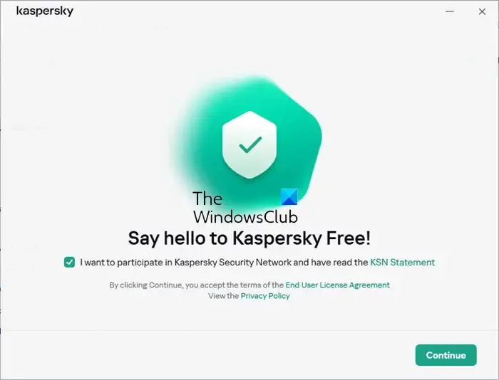 Kaspersky Free Antivirus für Windows