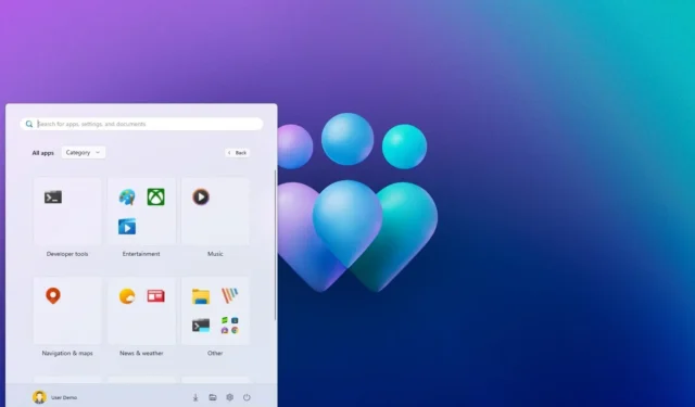 Windows 11 build 22635.4010 (KB5041869) porta una nuova visualizzazione delle categorie nel menu Start