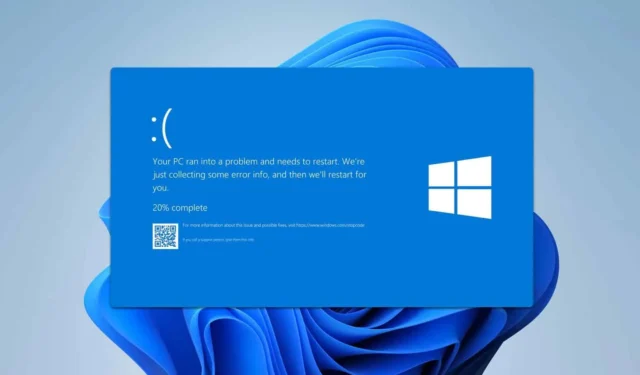 BSOD de pila de kernel bloqueada al salir: 4 formas de solucionarlo