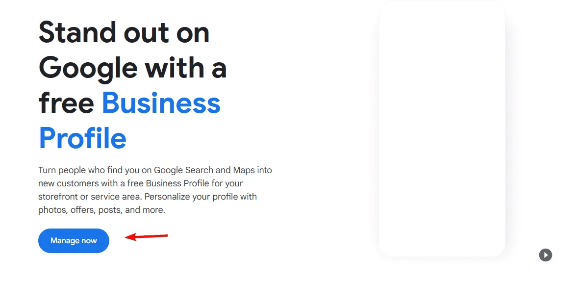 gérer maintenant Google Business