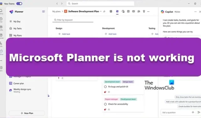 Microsoft Planner no funciona [Solución]