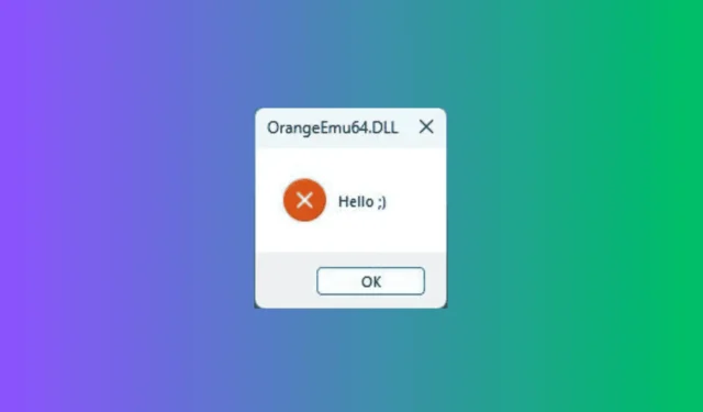 OrangeEmu64.DLL: Co to jest i jak naprawić błędy z nim związane?