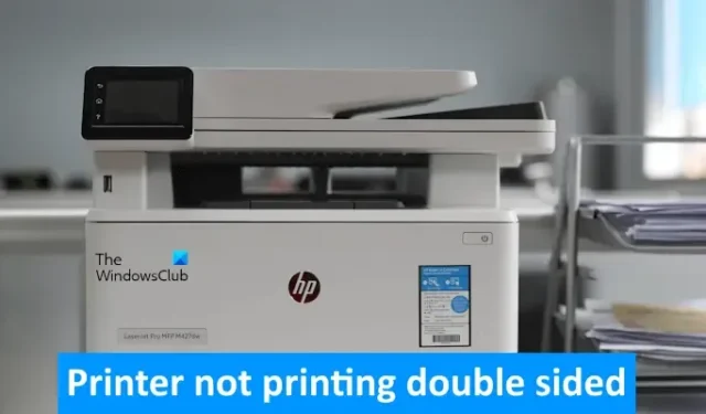 Printer print niet dubbelzijdig op Windows PC