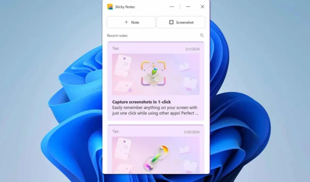 Supprimer l’aperçu des Sticky Notes sur Windows 11 : comment procéder