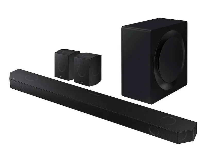 Kabellose Dolby ATMOS Soundbar der Samsung Q-Serie